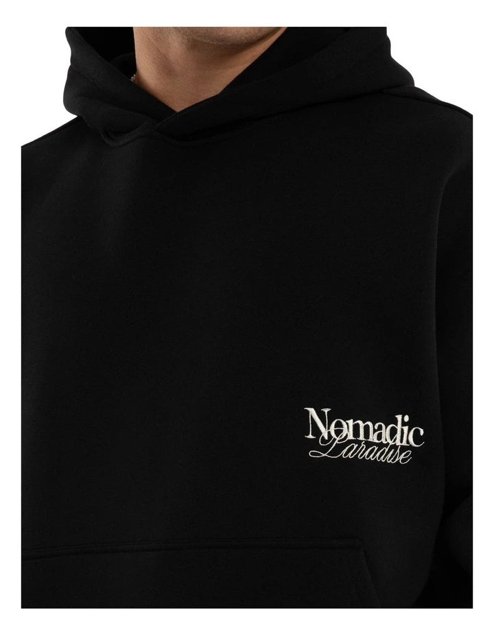 Nomadic Retreat Oversized Hoodie - Black (view 4)