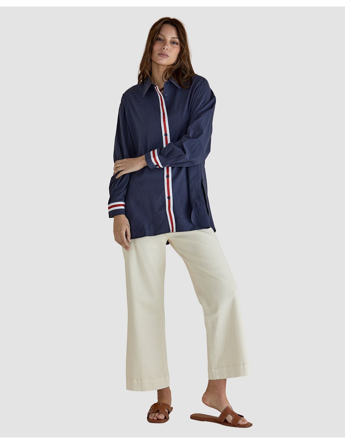 Claire Classic Shirt - French Blue