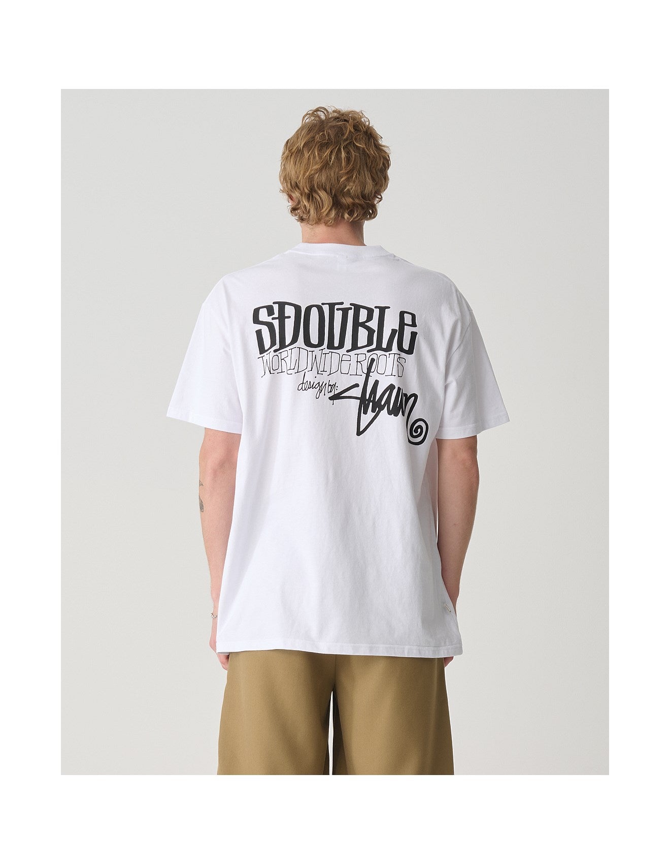 World Wide Roots Tee - White - Catani Clothing