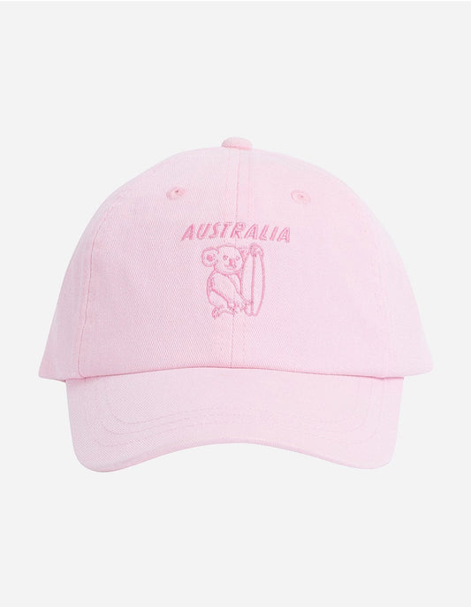 Kids Global Desto 6 Panel Cap - Pink Aus
