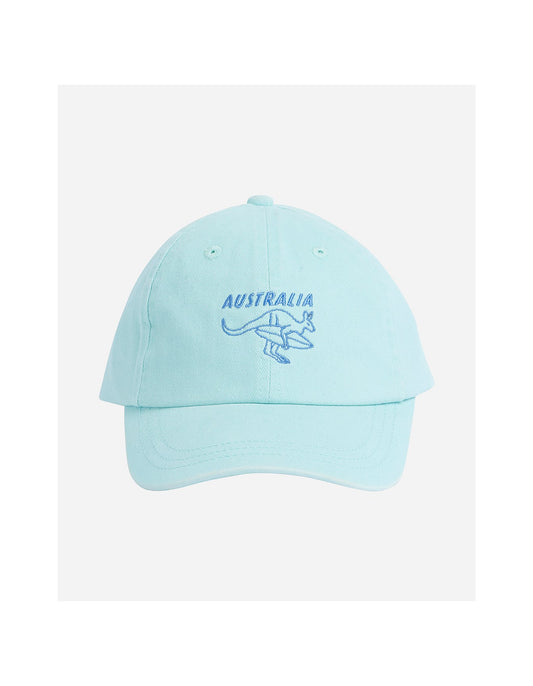 Kids Global Desto 6 Panel Cap - Aus Light Blue