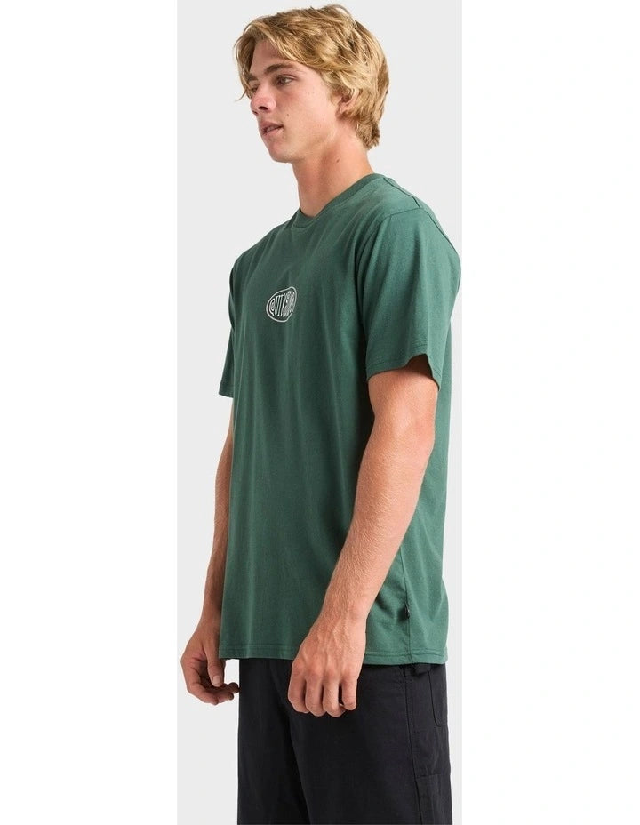 Quiksilver Hypnosis Short Sleeve Tee - Trekking Green (view 3)