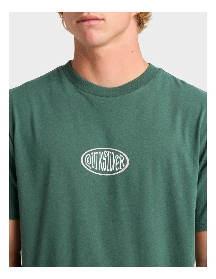 Quiksilver Hypnosis Short Sleeve Tee - Trekking Green (view 4)
