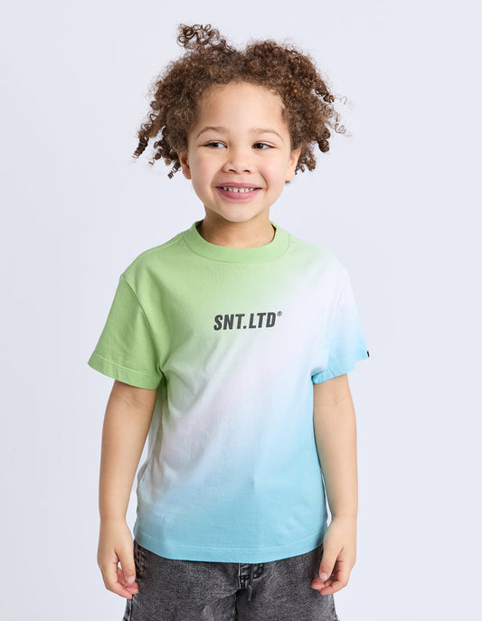 Fade Tee - Green - Kids
