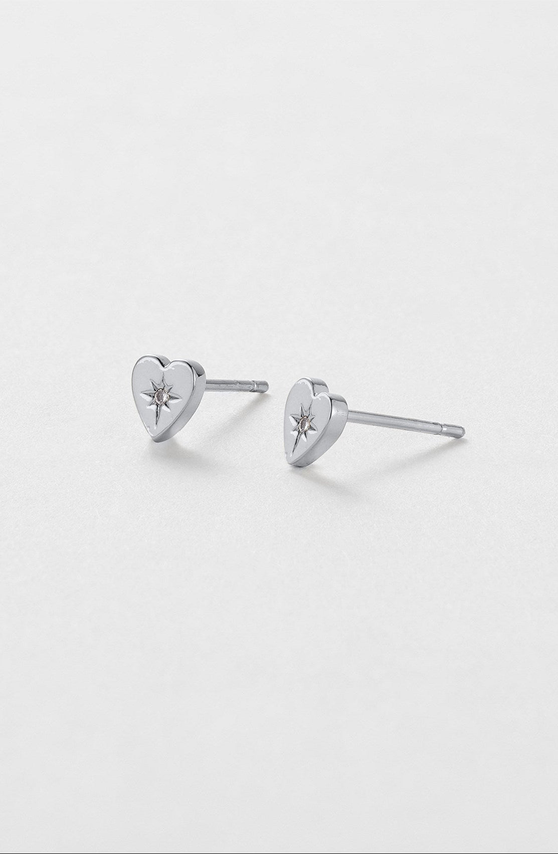 Zafino Liv Stud in Silver - detail