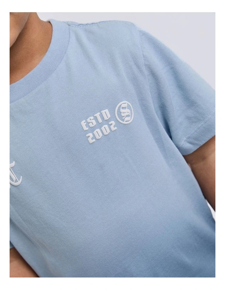 Saint Goliath Two Tone Tee - Blue (Kids) (view 3)
