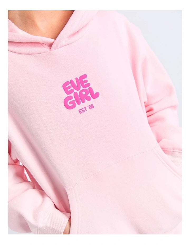 Eve Girl Sports Club Hoodie - Pale Pink (view 4)
