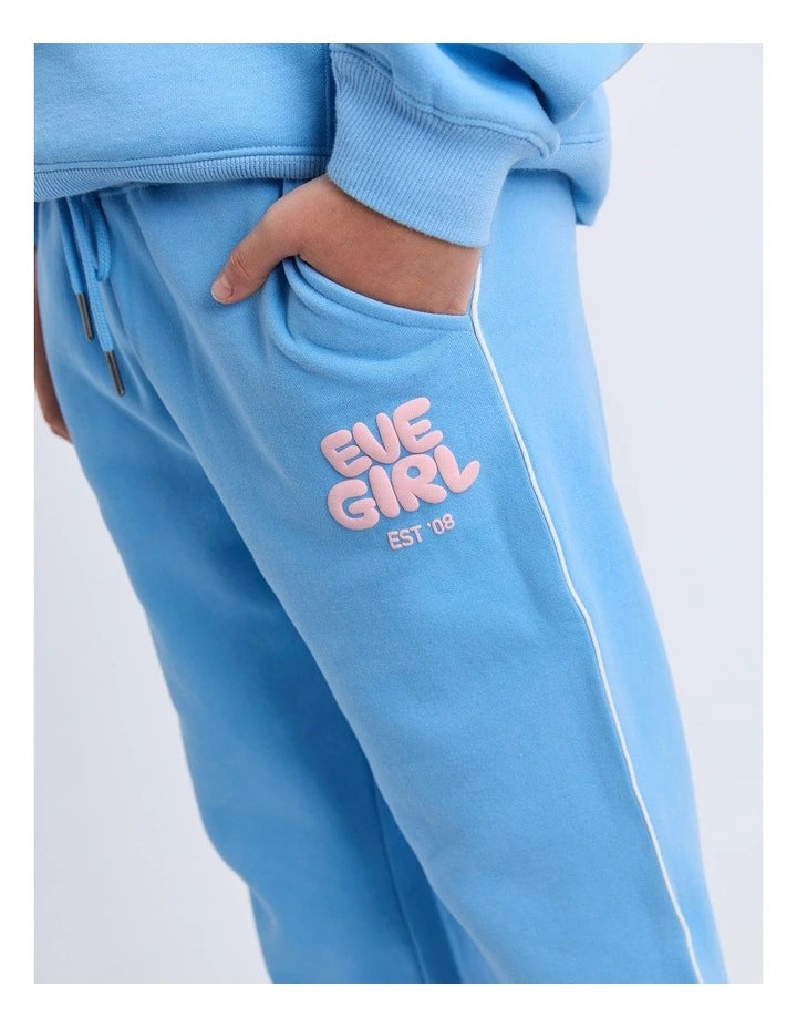 Eve Girl Sports Club Flare Trackpant - Blue (view 5)