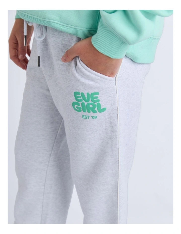Eve Girl Sports Club Flare Trackpant - Snow (view 4)