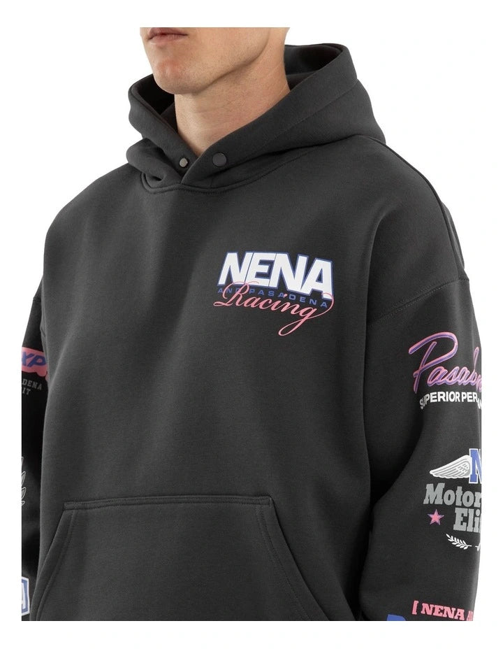 NXP Stream Box Fit Hoodie - Asphalt (view 3)