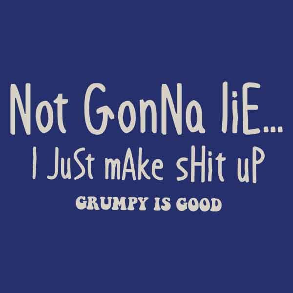 Not Gonna Lie Tee - Navy - Catani Clothing