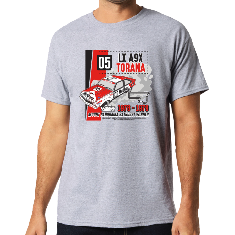 SS Torana 1977 A9X tee in sport grey