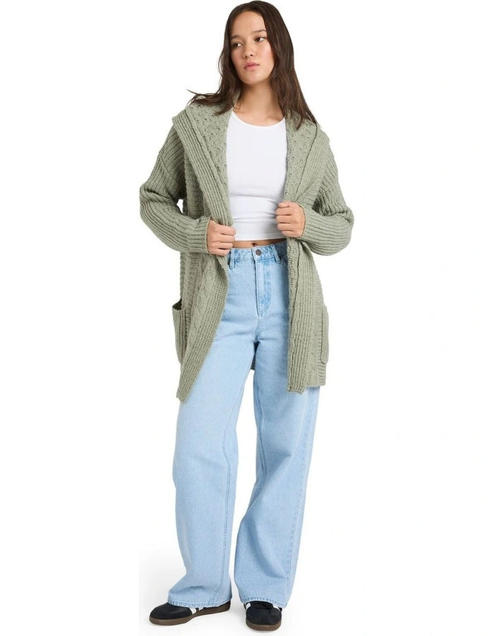 Volcom Homeward Bound Cardigan - Light Army (view 3)