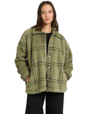 Supa Sonical Shacket - Moss Stone - Catani Clothing