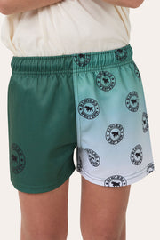 Ringers Western Signature Bull Kids Footy Short Pine front