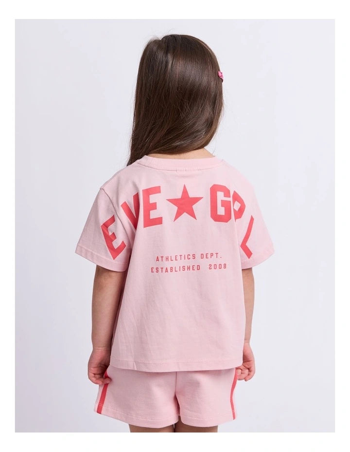 Motion Tee - Pale Pink / Pink