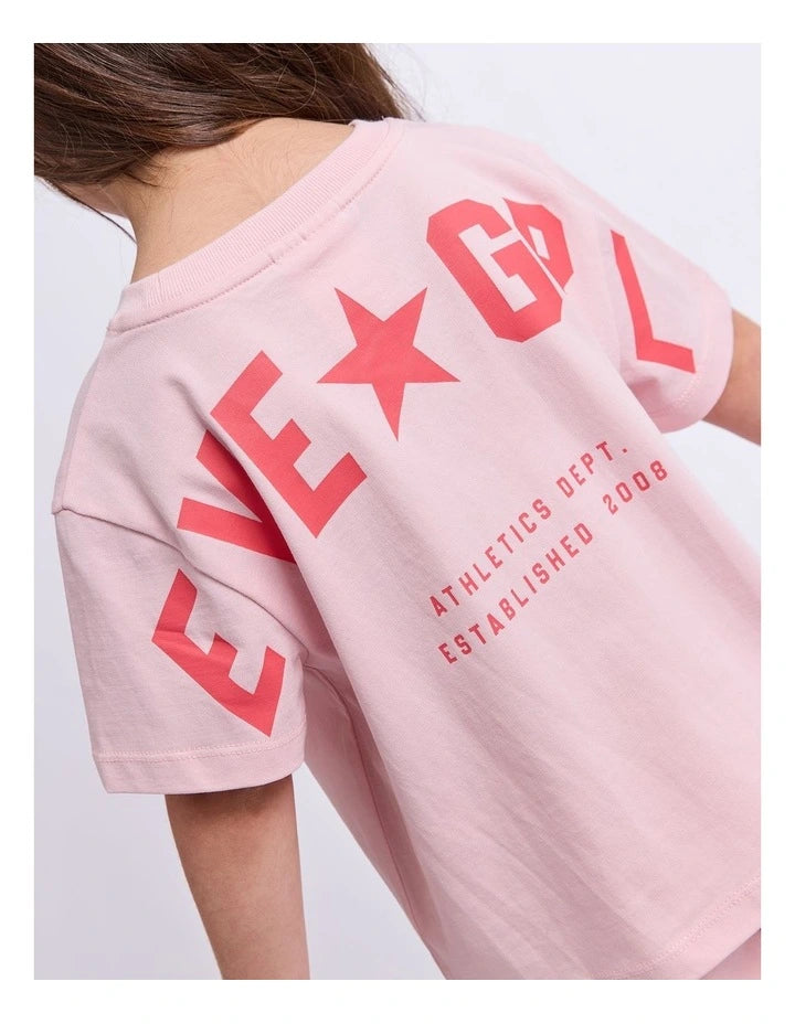 Motion Tee - Pale Pink / Pink