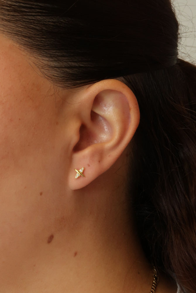 Olivia Stud Earring - Gold