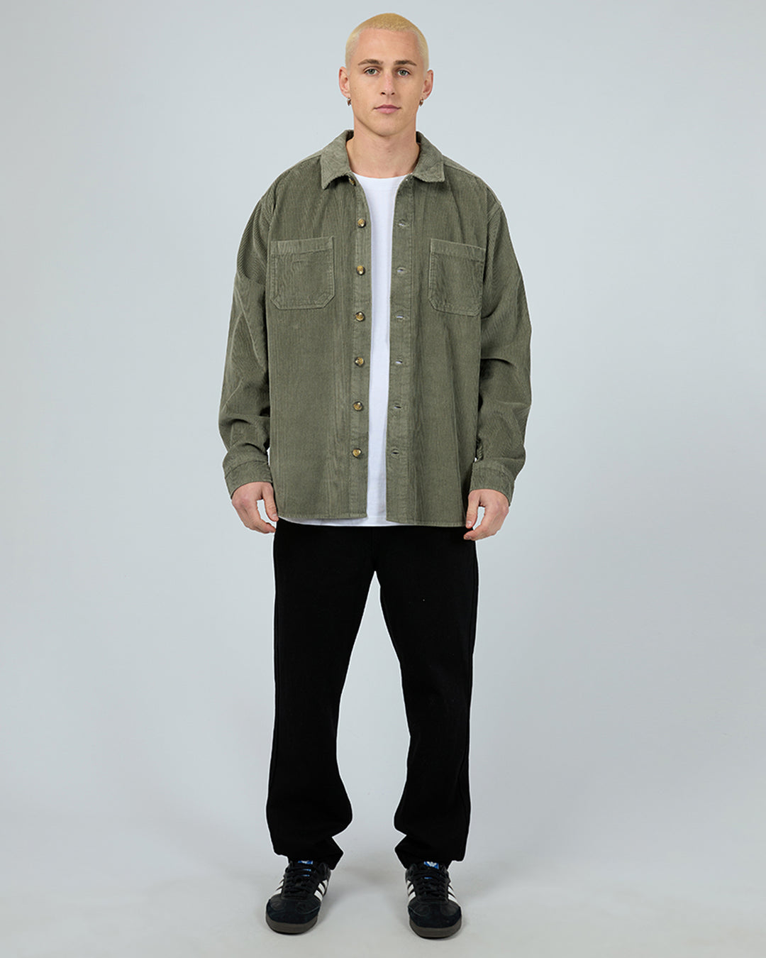 Cord Over Shirt - Khaki