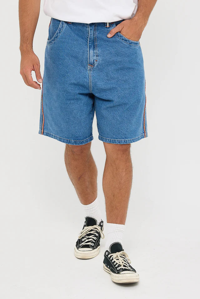 Rusty Flip Daddy 2.0 Jort - Middy Blue (view 7)
