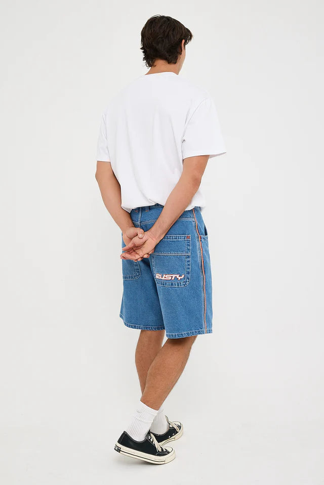 Rusty Flip Daddy 2.0 Jort - Middy Blue (view 5)