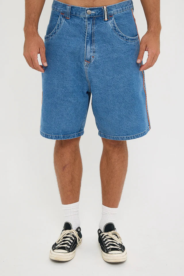 Rusty Flip Daddy 2.0 Jort - Middy Blue (view 9)