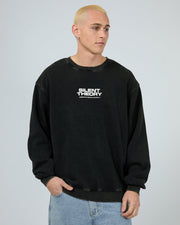 Revival Crew - Washed Black - Catani Clothing