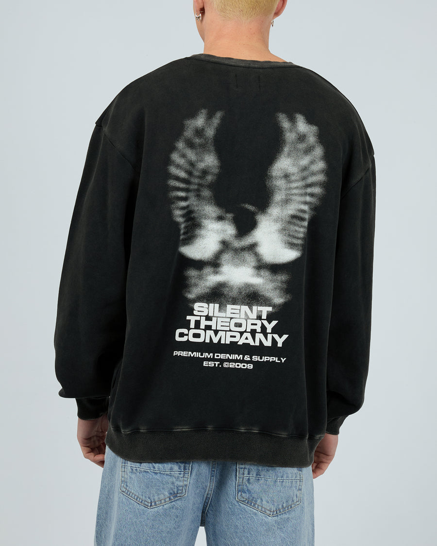 Revival Crew - Washed Black - Catani Clothing