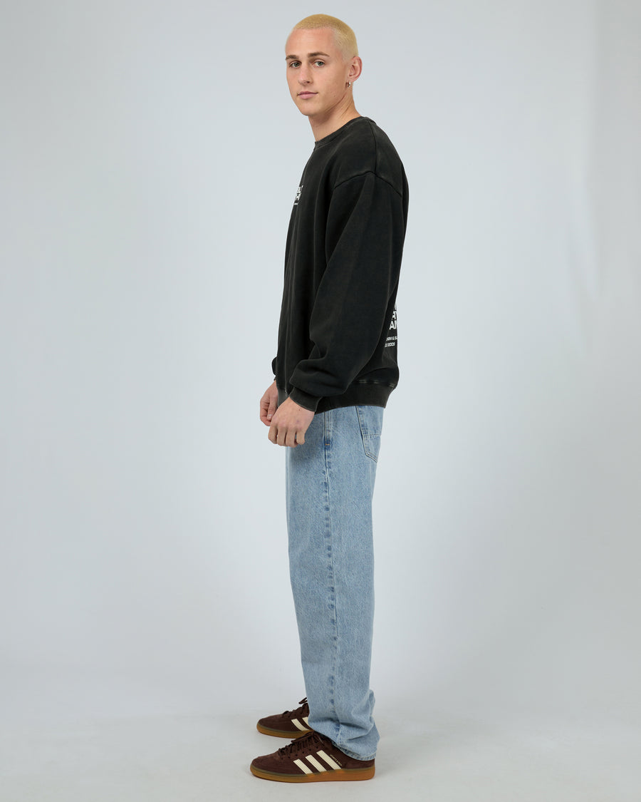 Revival Crew - Washed Black
