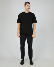Relaxed Straight Chino - Black - Catani Clothing