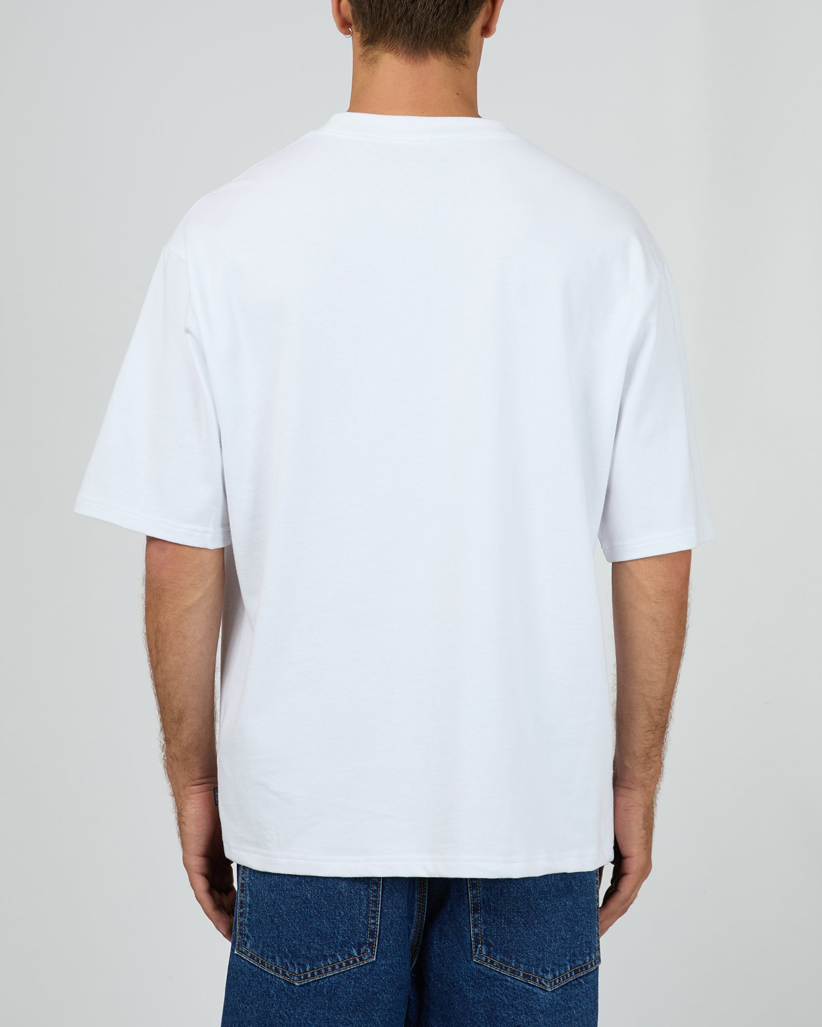 Silent Theory Classic Emb Tee White - detail view