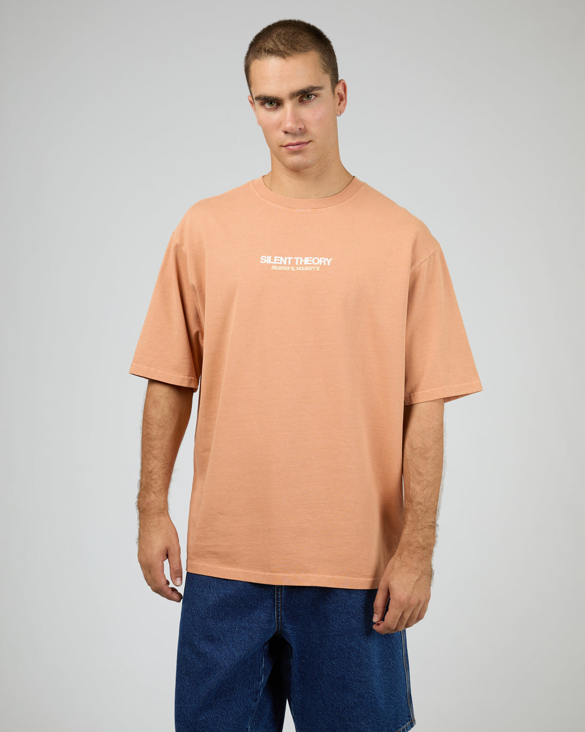 Complacent Box Tee - Orange