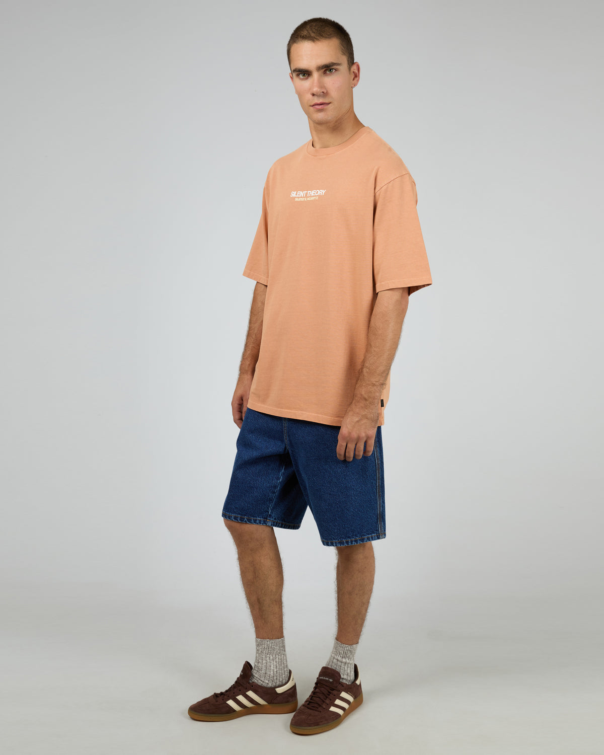Silent Theory Complacent Box Tee - Orange (view 6)