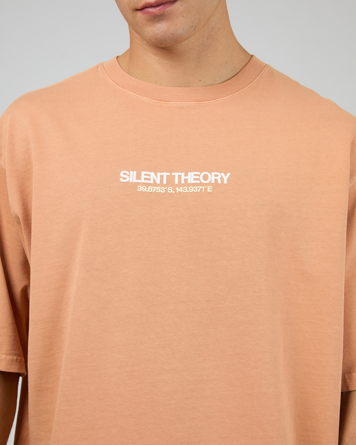 Silent Theory Complacent Box Tee - Orange (view 7)