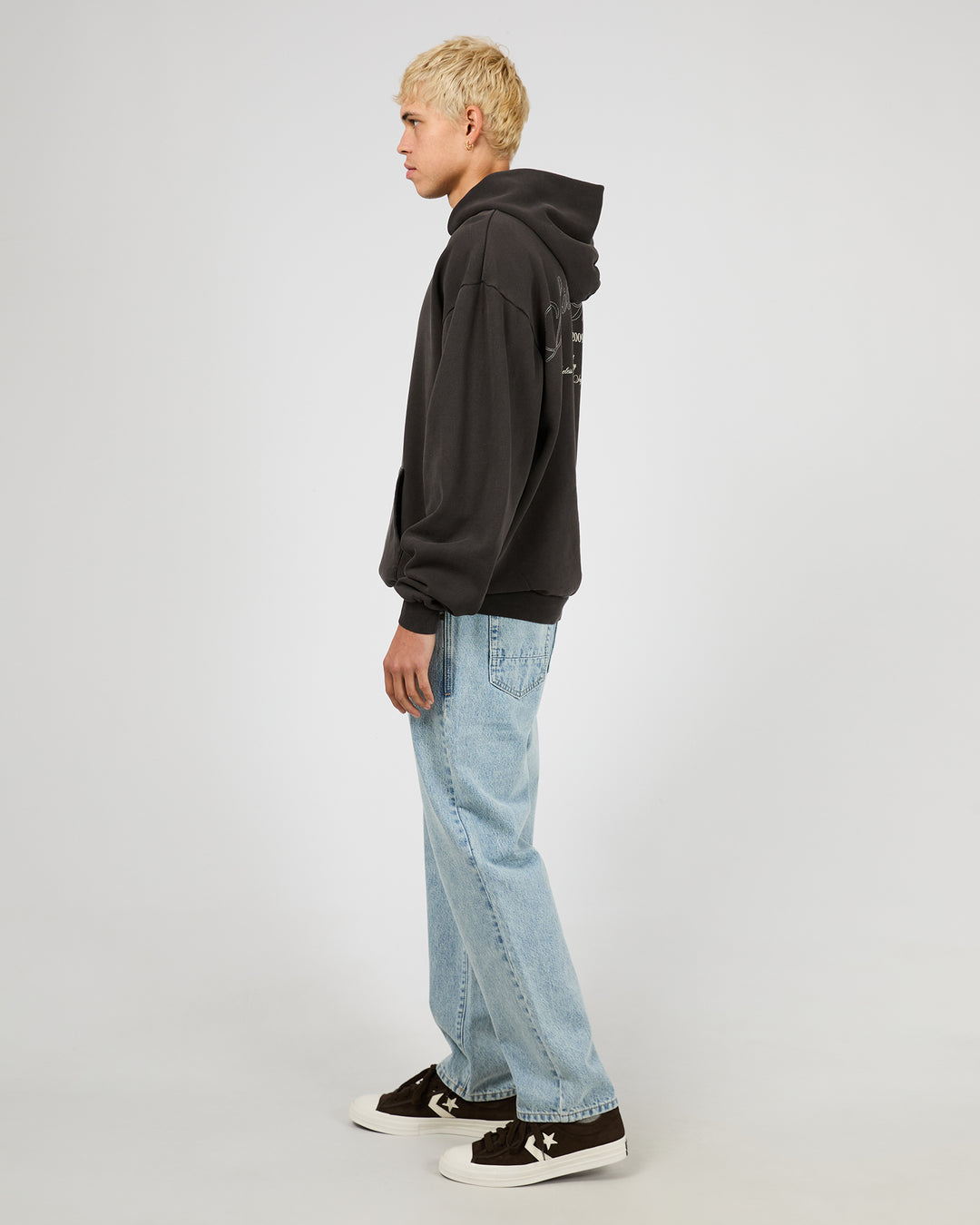Silent Theory Stride Hoodie - Charcoal (view 5)