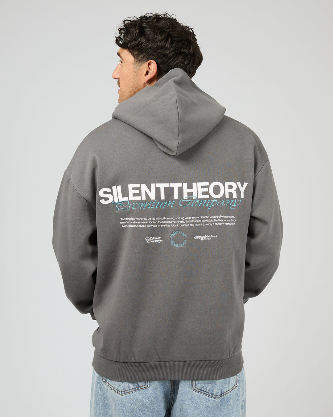 Silent Theory Echo Hoodie - Coal (view 4)