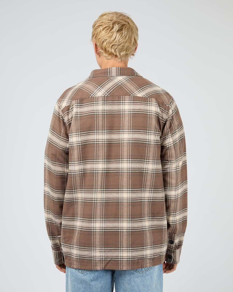 Silent Theory Ranger Flannel Shirt - Chocolate (view 3)