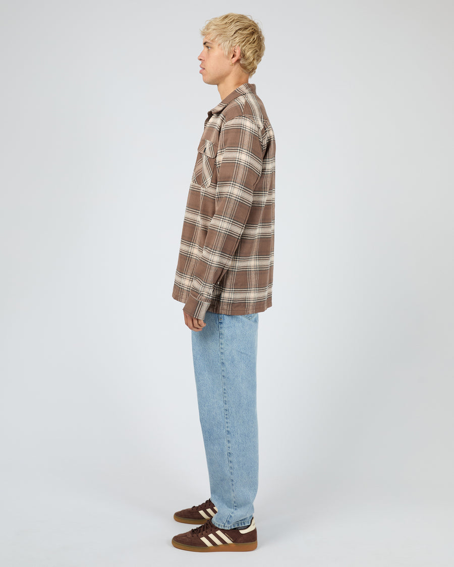 Silent Theory Ranger Flannel Shirt - Chocolate (view 5)
