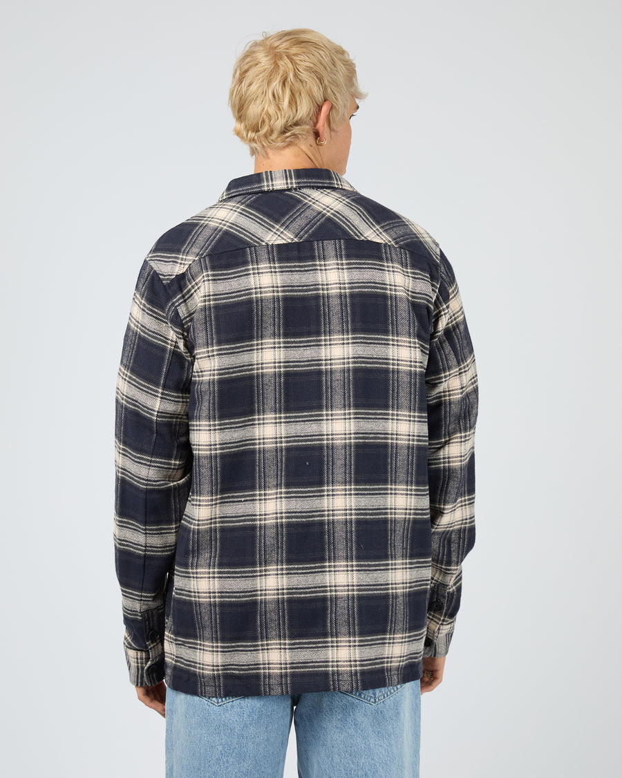 Silent Theory Ranger Flannel Shirt - Navy (view 3)