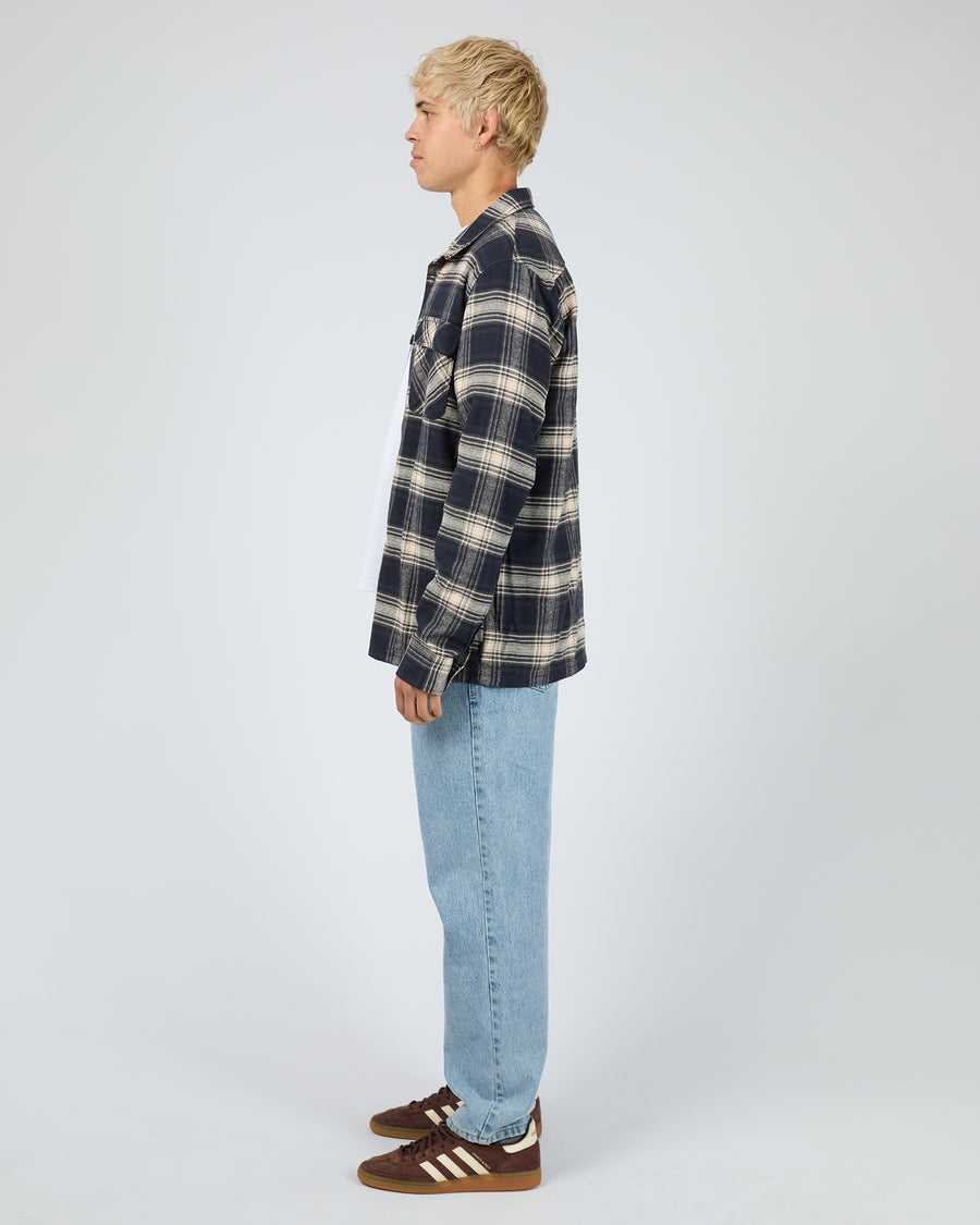 Silent Theory Ranger Flannel Shirt - Navy (view 5)