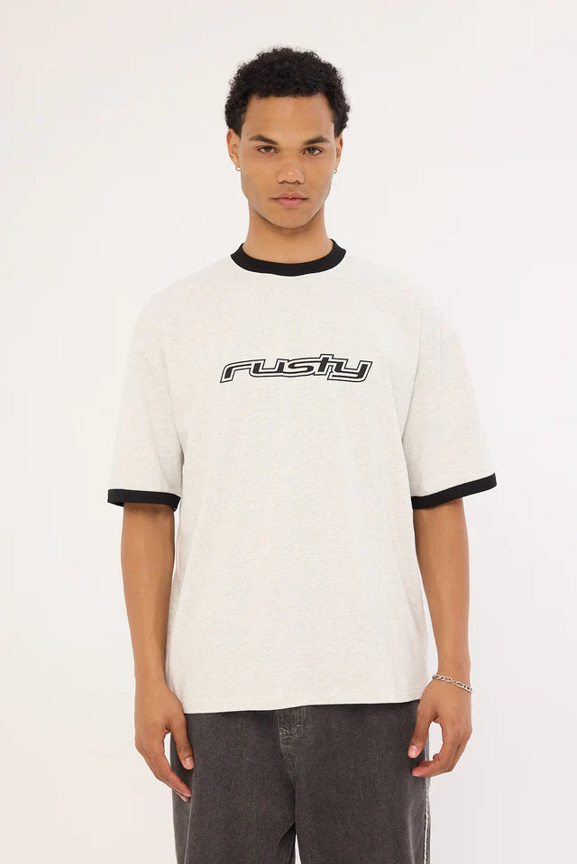 Dead Ringer Short Sleeve Tee - Ecru Marle