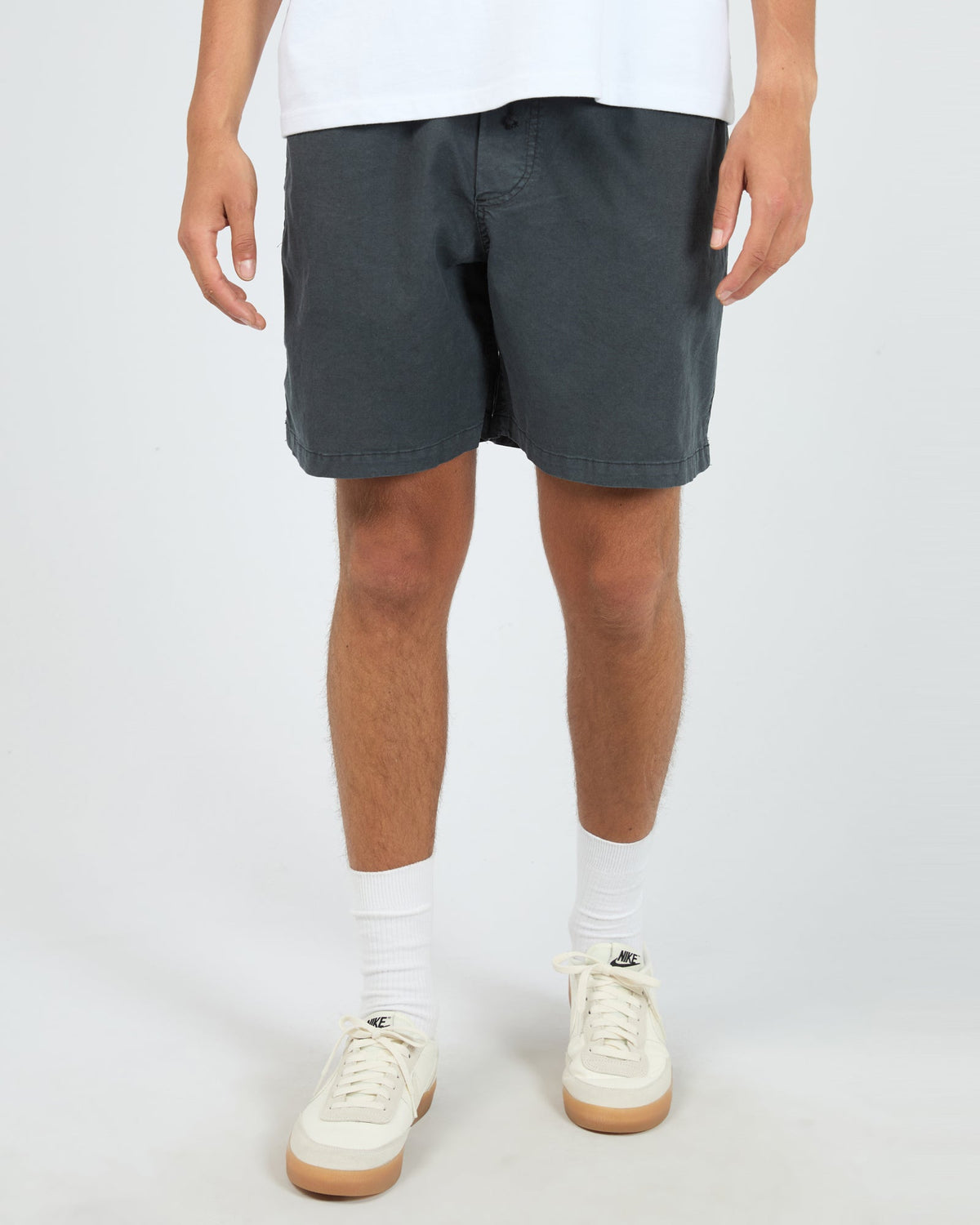 Silent Theory Elastic Waist Short Navy