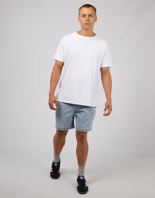 Rider Denim Short - Bleach Blue