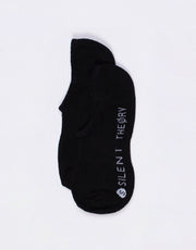 Silent Theory No Show Sock 3 Pack Black