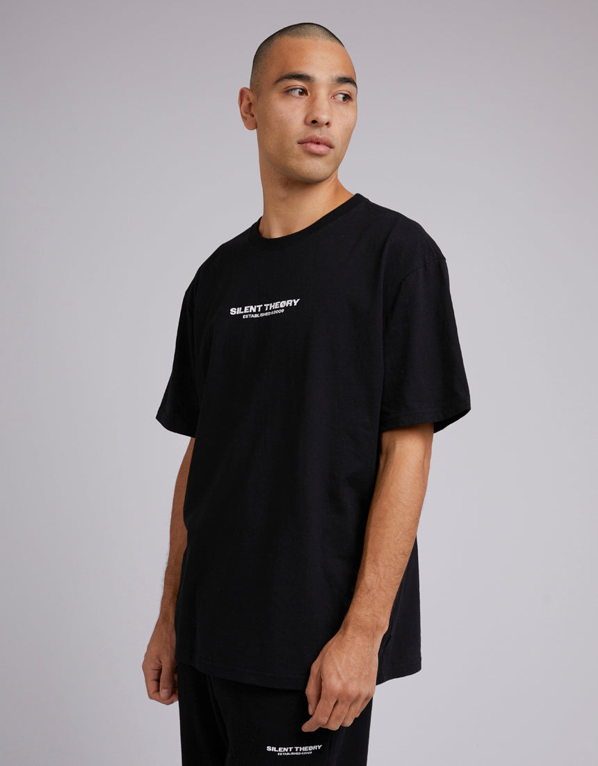 Silent Theory Essential Theory Tee - Black (view 4)