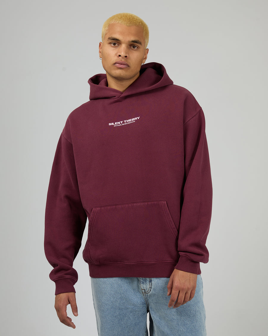 Essential Theory Hoodie - Cherry - Catani Clothing