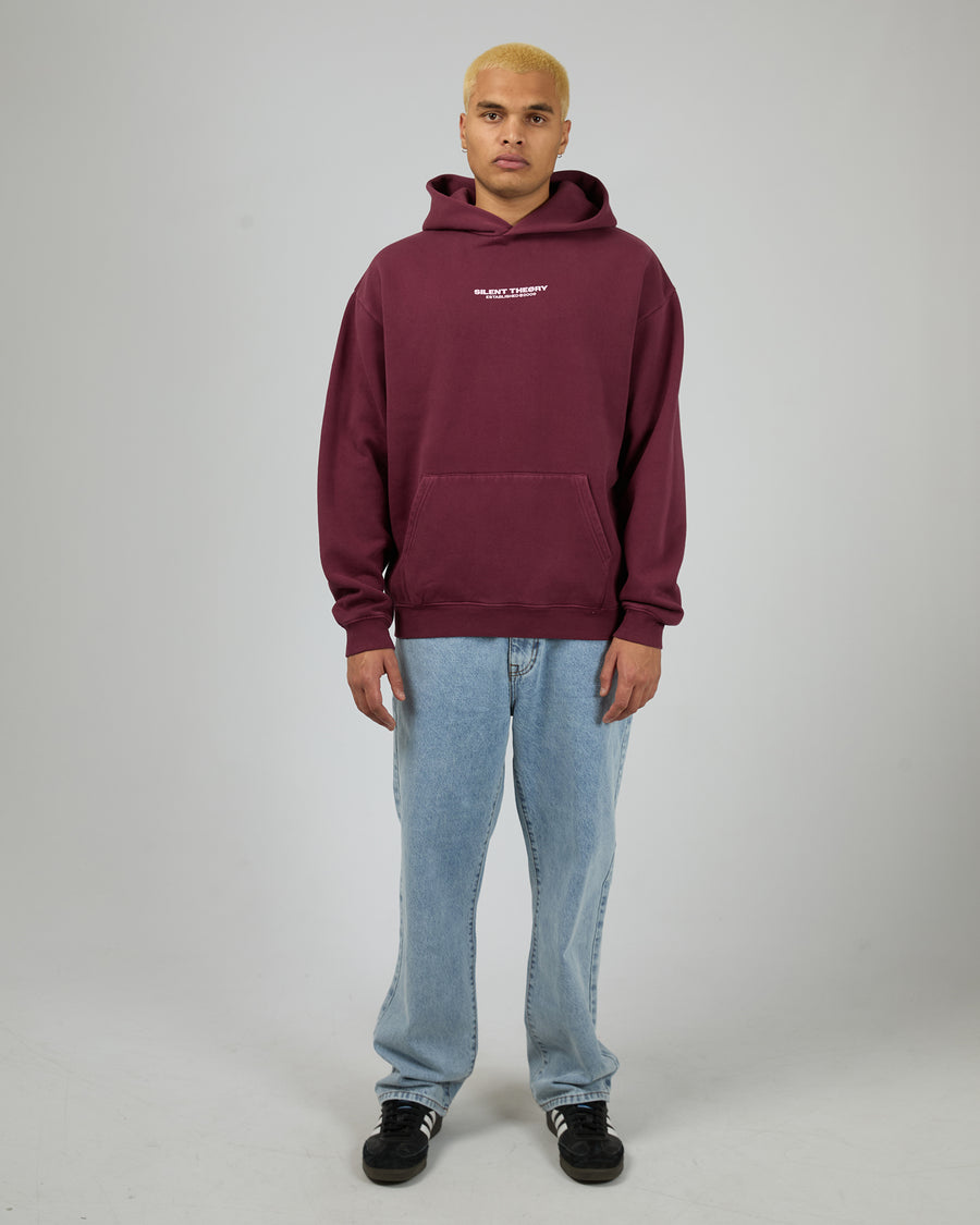 Essential Theory Hoodie - Cherry - Catani Clothing