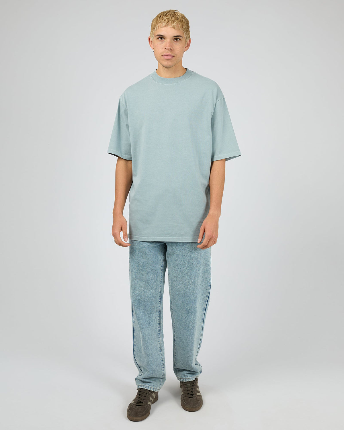 St Goliath Heavy Weight Tee Surf Spray back