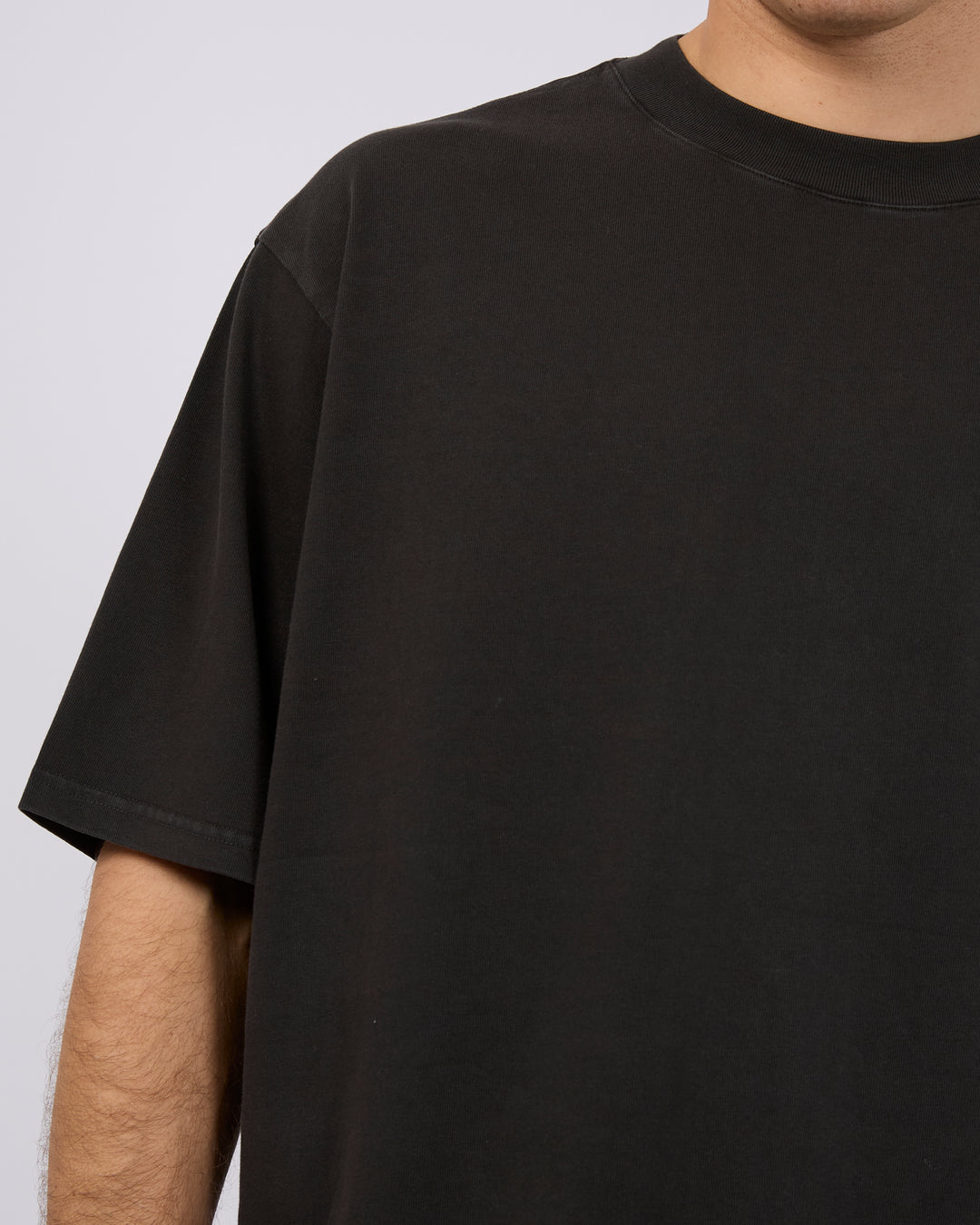 Heavy Weight Tee - Washed Black - Catani Clothing