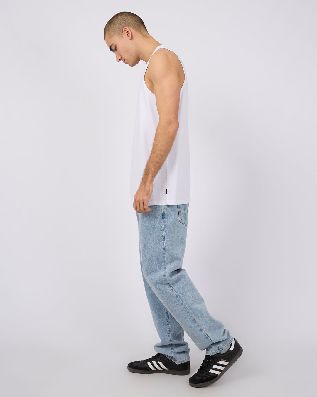 Silent Theory Classic Singlet - White (view 6)
